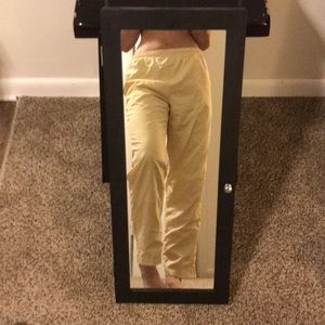 Yellow Windbreaker Pants